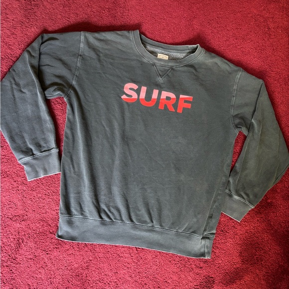 Billabong from Urban Outfitters SURF grey and red sweatshirt size medium - Picture 4 of 10